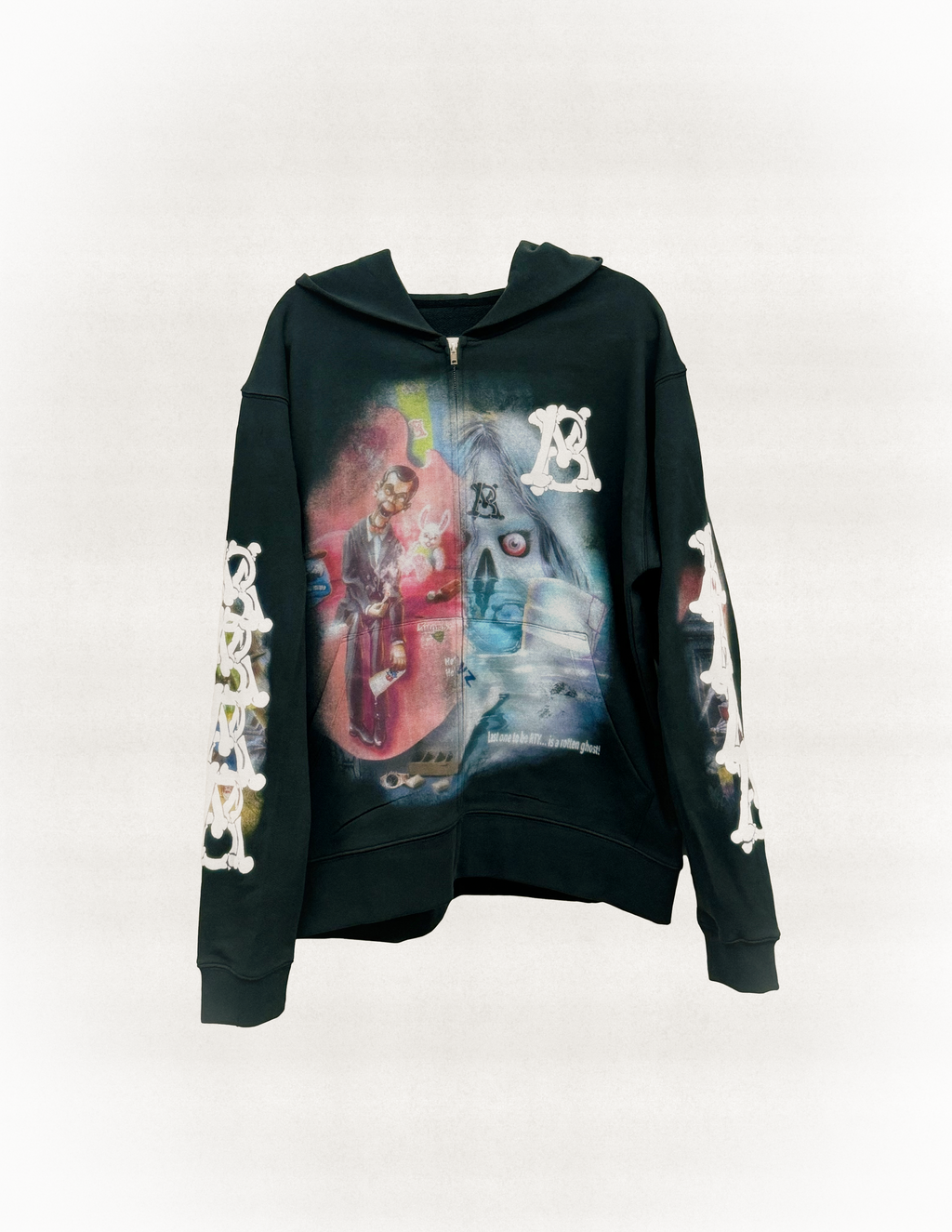 WHAT THE MB GOOSEBUMPS (BLACK ZIP UP)