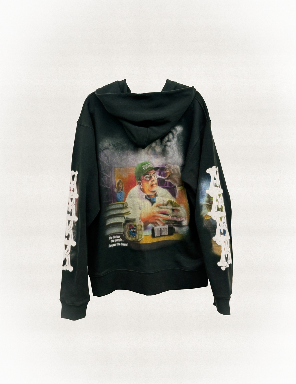 WHAT THE MB GOOSEBUMPS (BLACK ZIP UP)